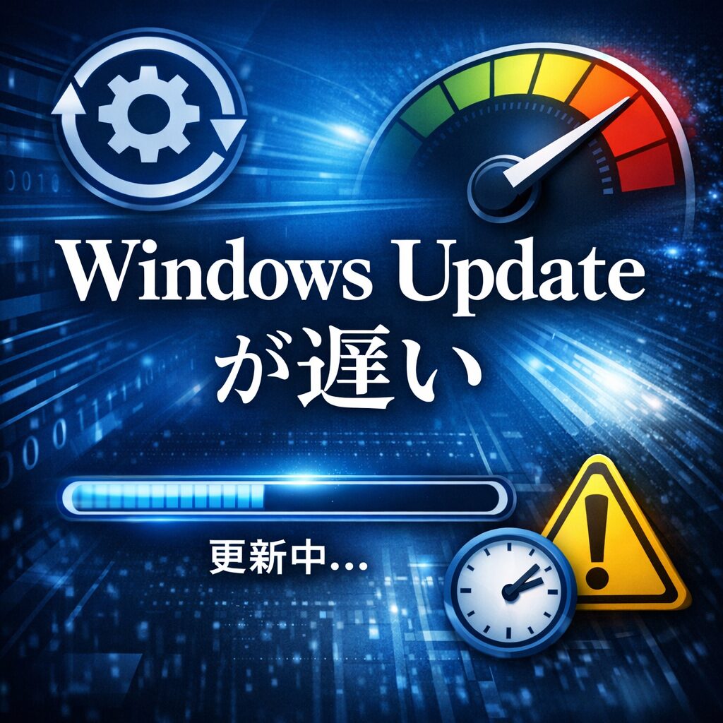 Windows Updateが遅い原因と高速化する方法