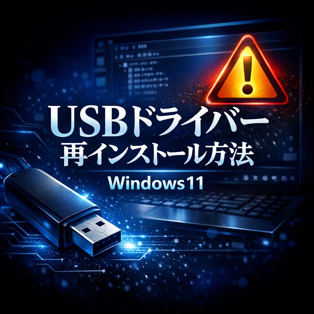USBドライバーの再インストール方法【Windows11】