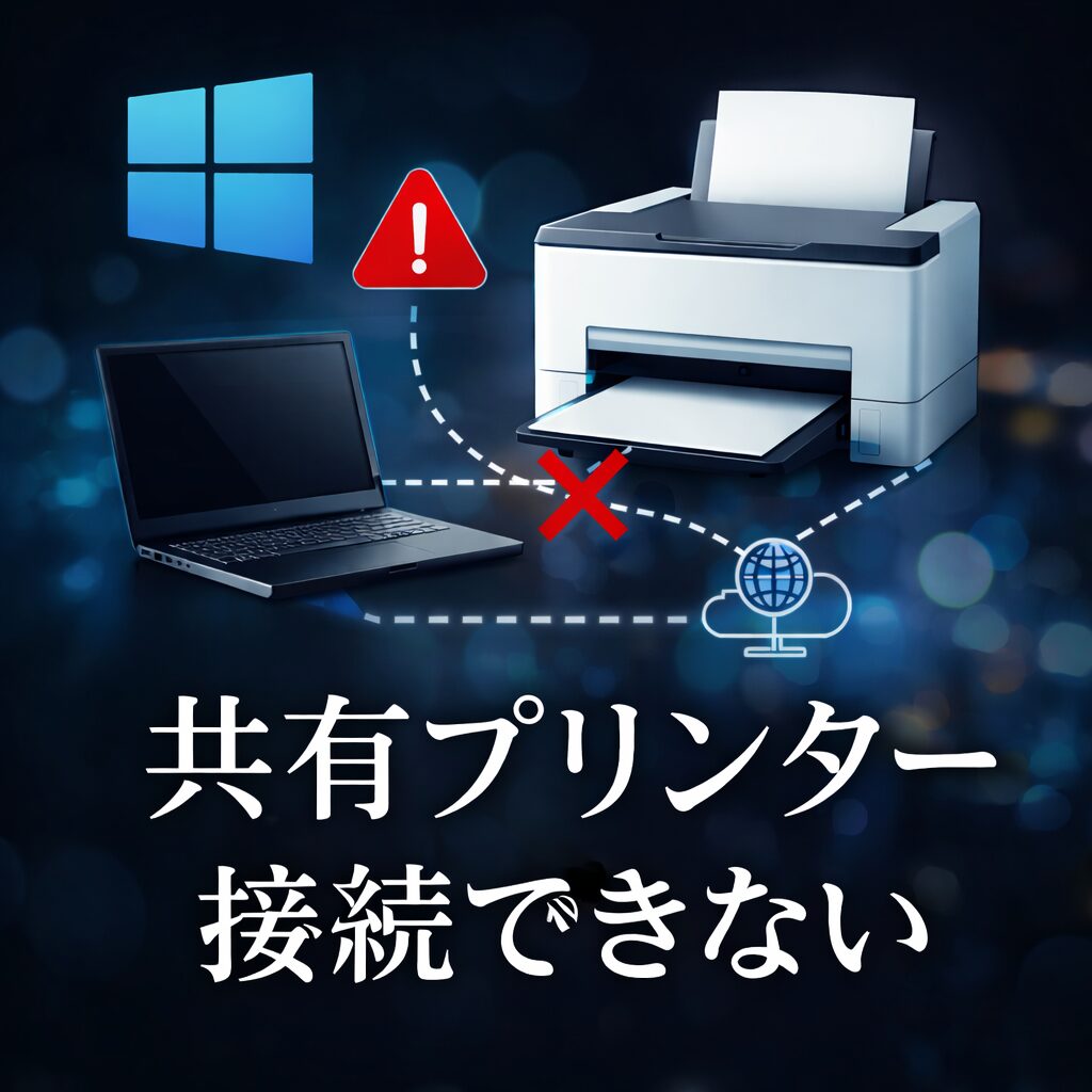 Windowsで共有プリンターに接続できない時の対処法