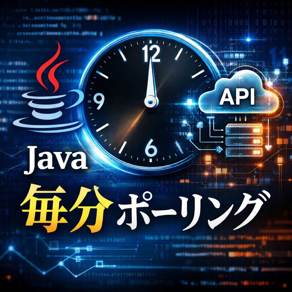 Java：外部APIを毎分ポーリングする時の実装ポイント