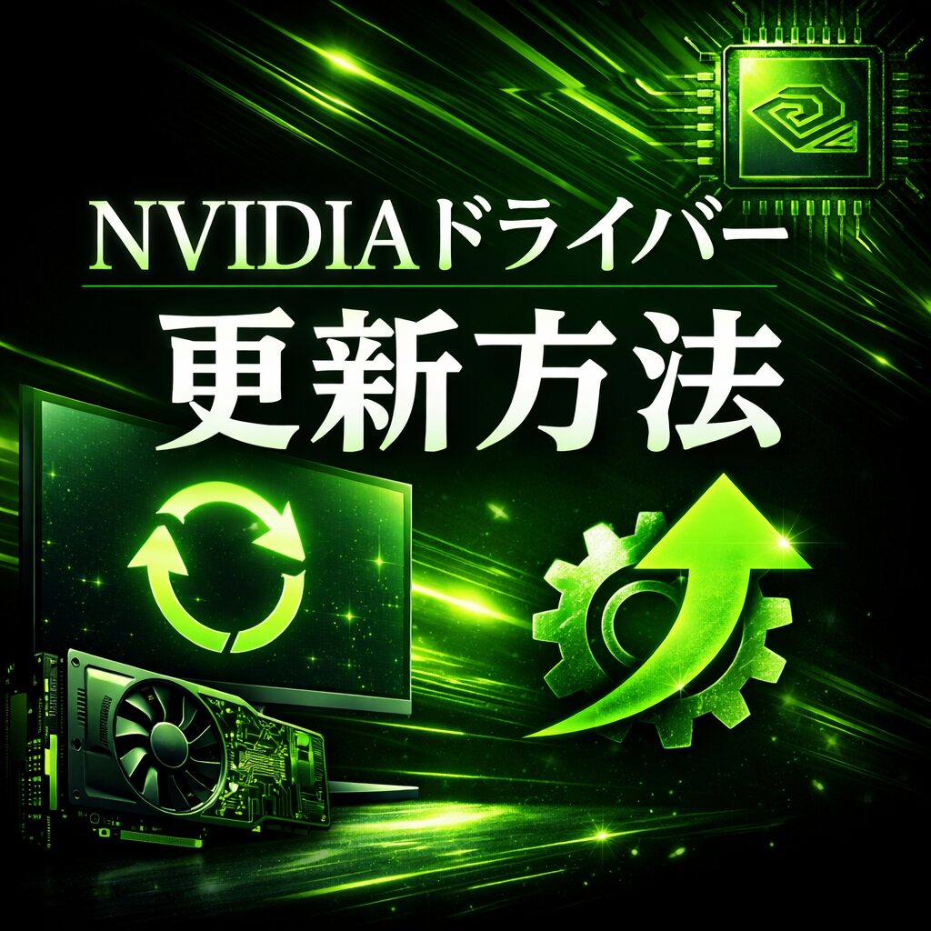 NVIDIAドライバーのアップデート方法｜Windowsで最新ドライバーに更新する手順